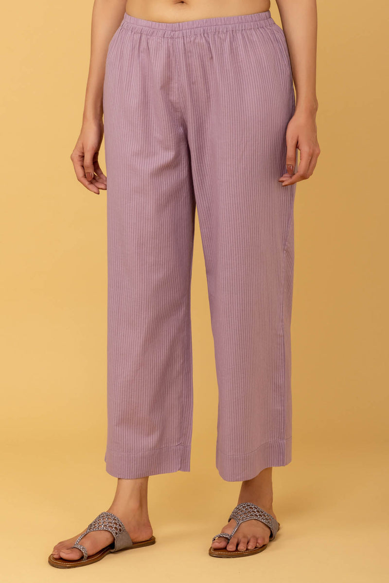 Lavender Striped Trouser
