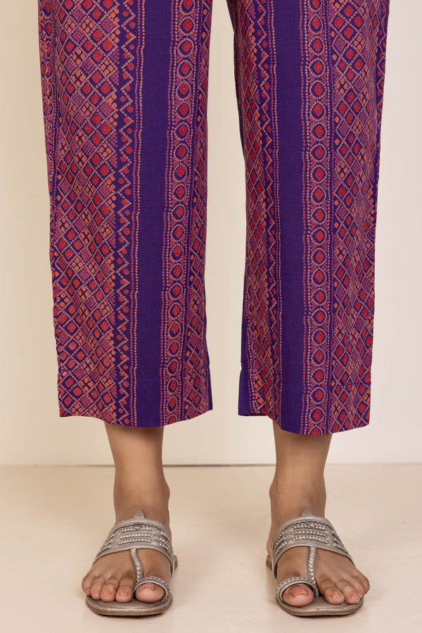 Purple Kolam Trousers