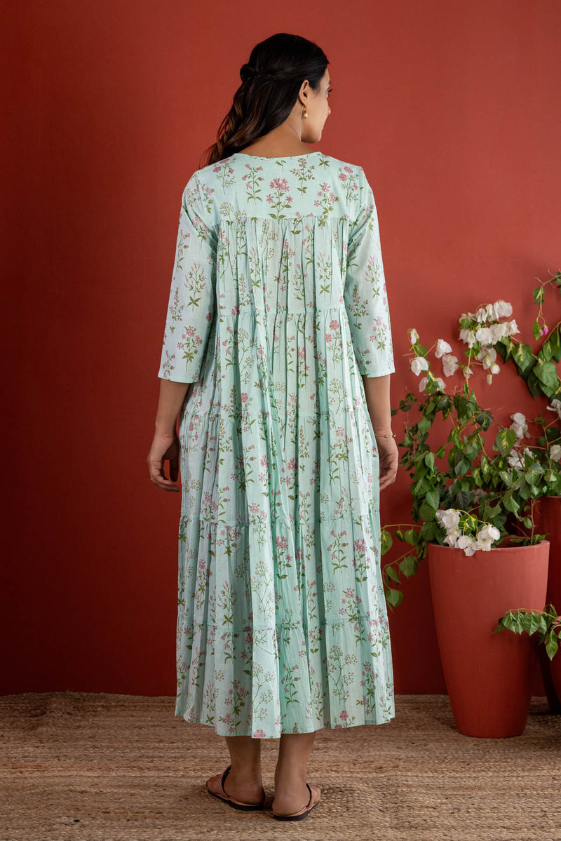 Botanical Tiered Dress