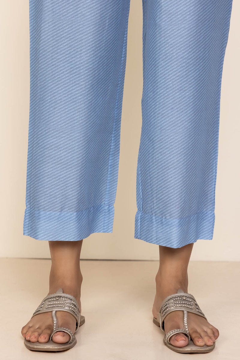 Baby Blue Striped Trousers