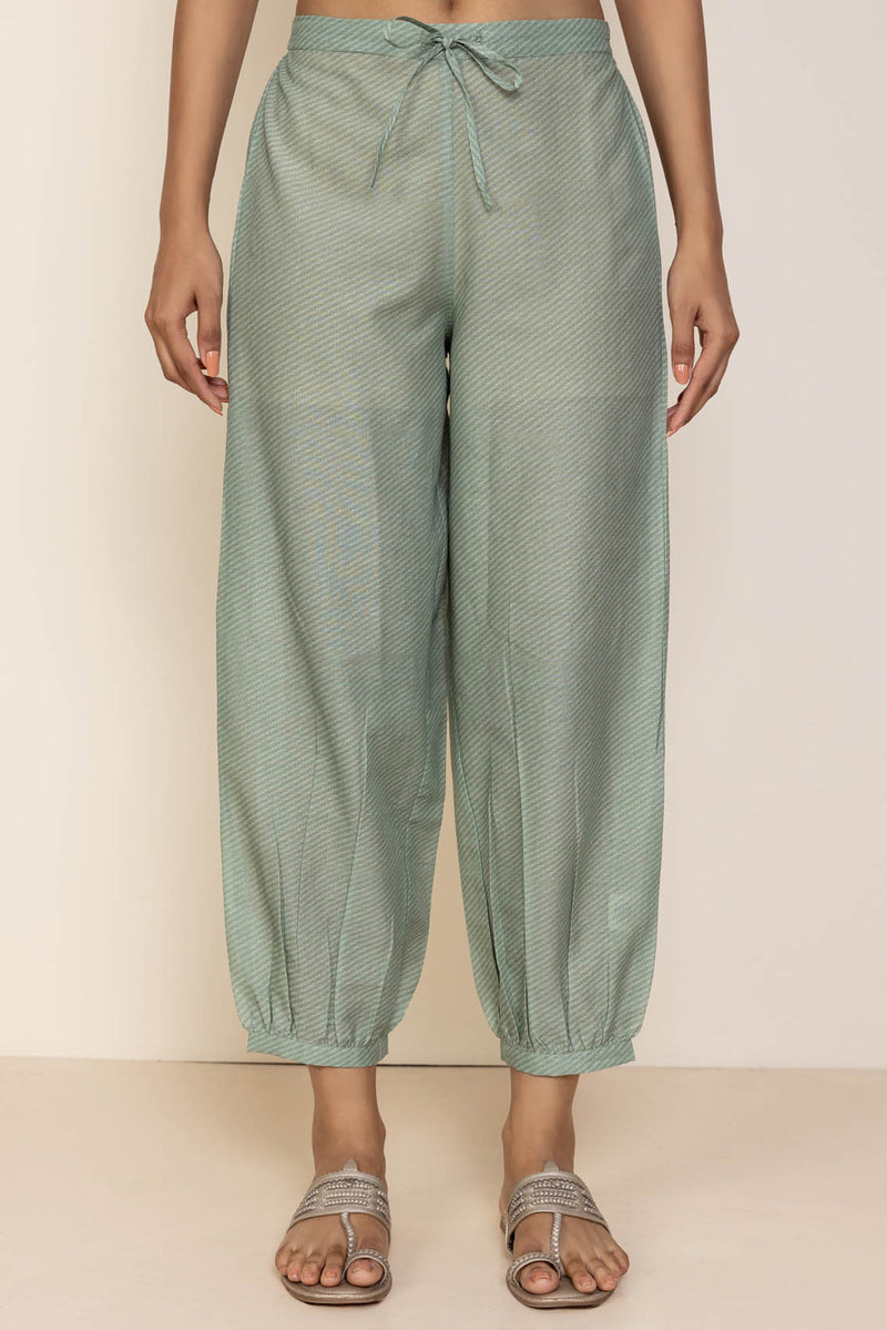 Sage Afghani Cotton Trousers
