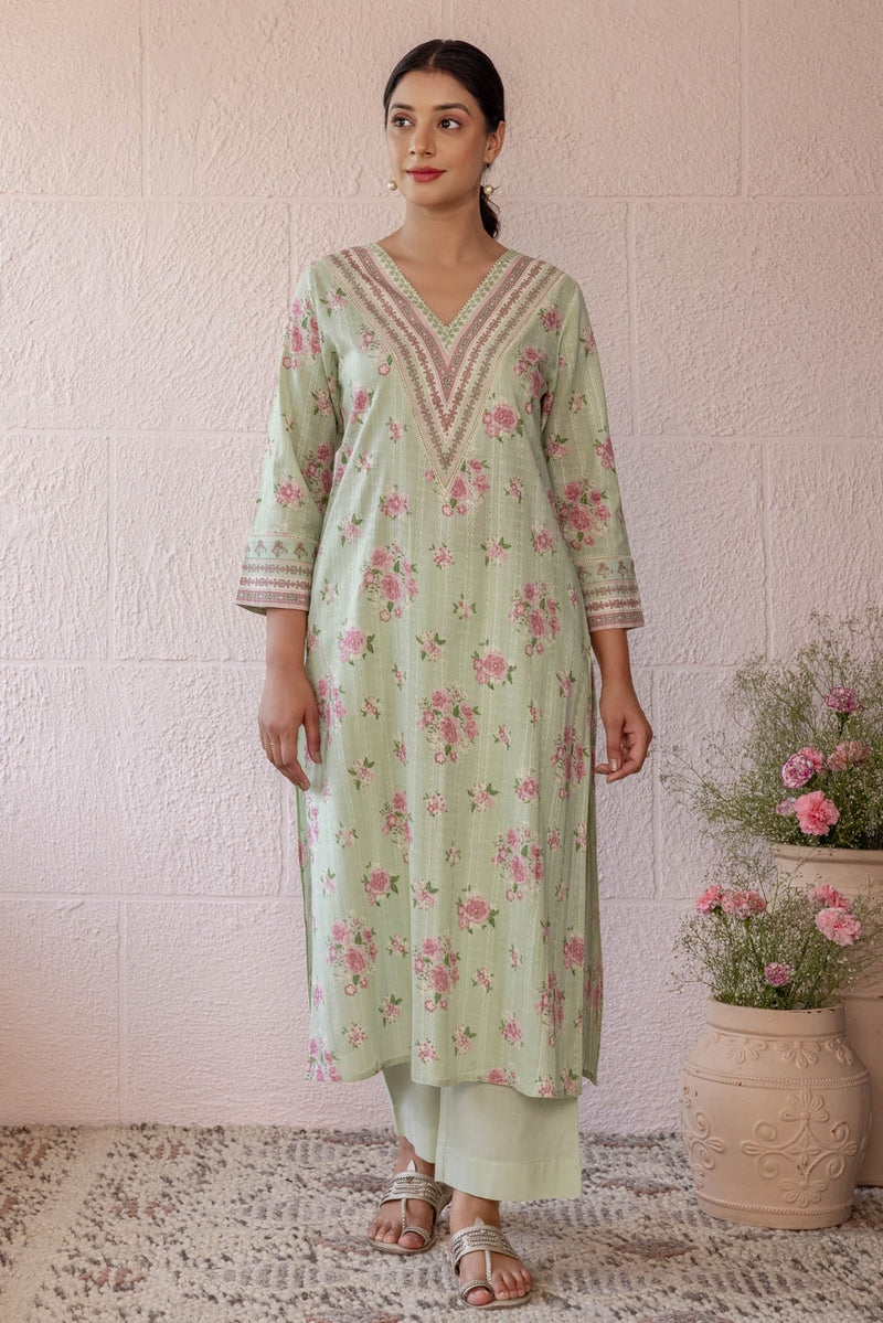 Dreamy Rosebush Kurta