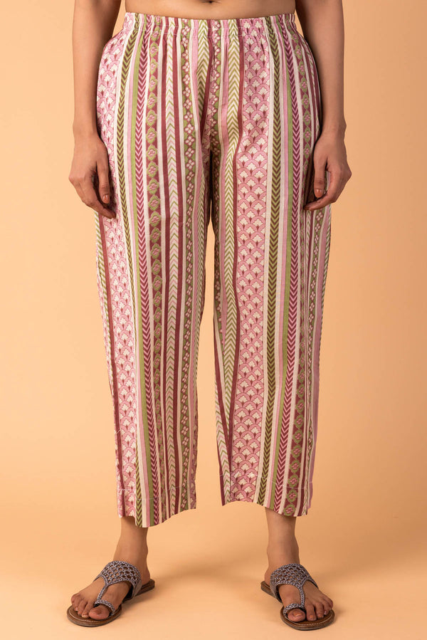 Printed Geometric Trousers