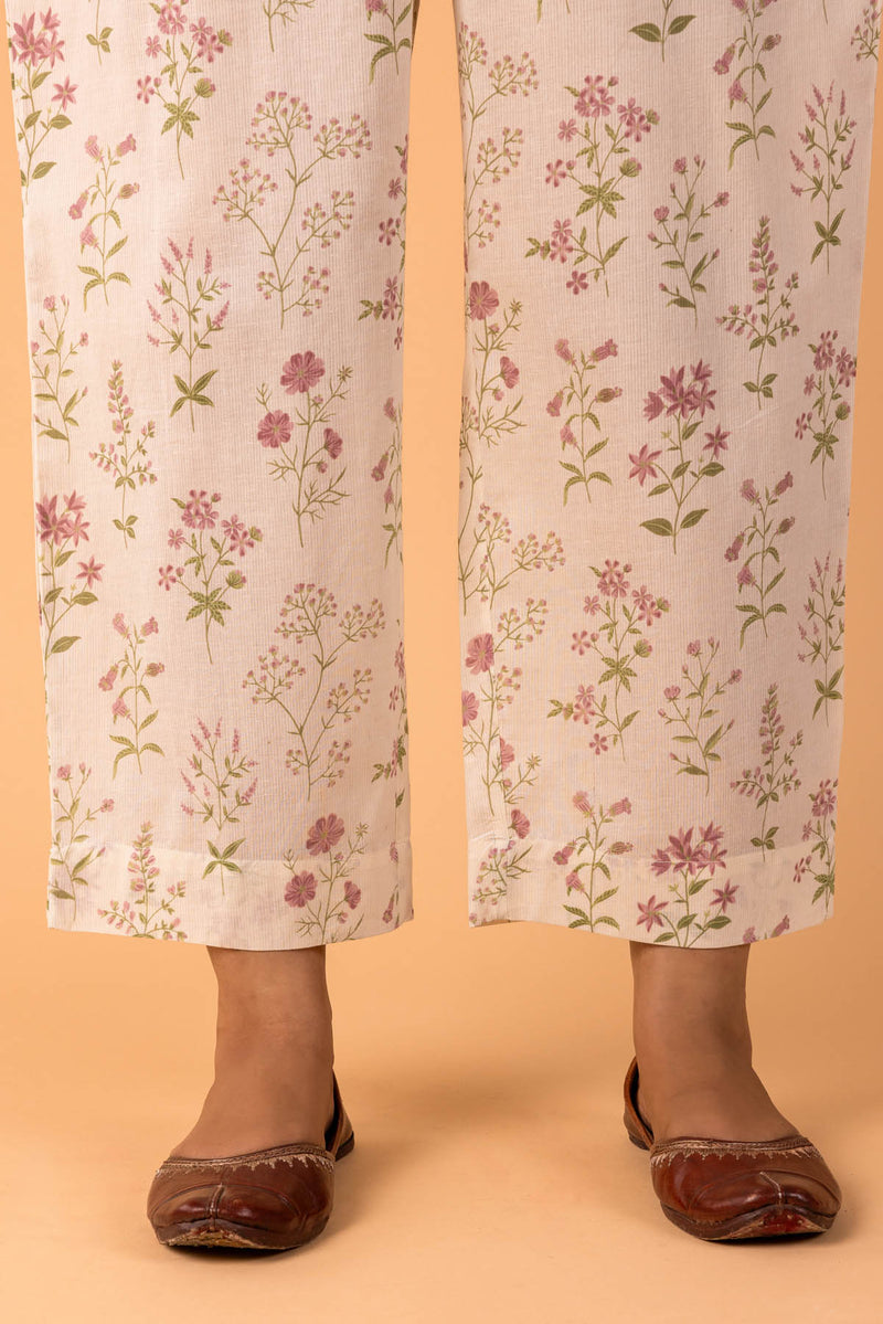 Printed Botanical Trousers