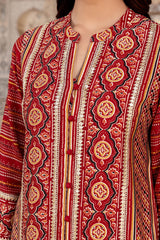 Red Ajrakh Lavanya Kurta