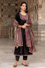 Black Ajrakh Lavanya Kurta