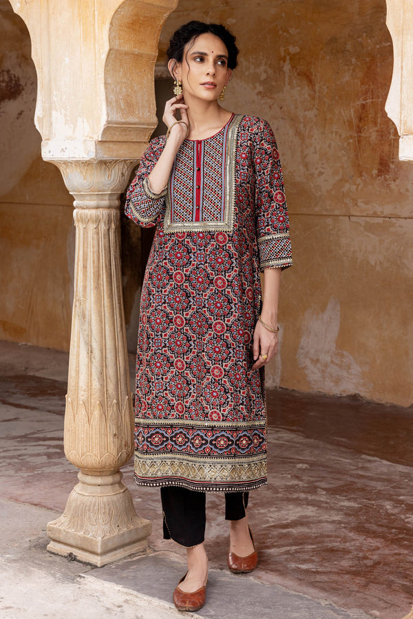 Black Lavanya Kurta