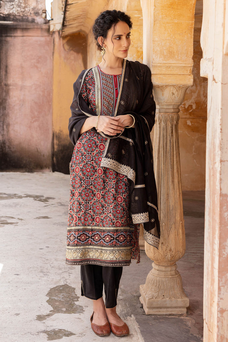 Black Lavanya Kurta