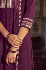 Anaya Silk Ikat Yoke Kurta