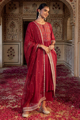 Anshika Silk Ikat Yoke Kurta