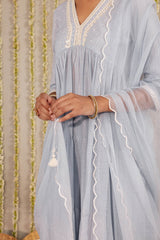 Lavender Tanvi Tara Kurta