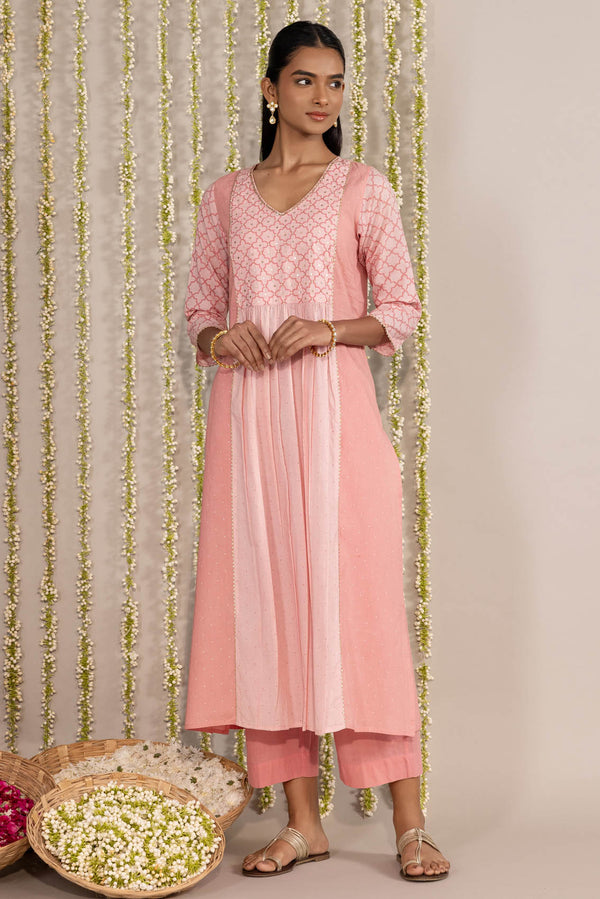 Pink Tanvi Tara Kurta