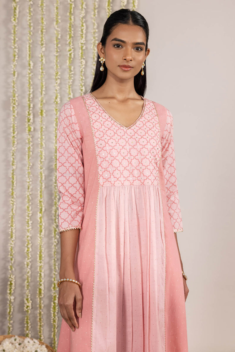 Pink Tanvi Tara Kurta