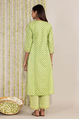 Green Tanvi Tara Kurta