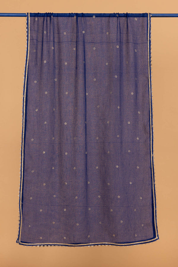 Royal Blue Doria Dupatta