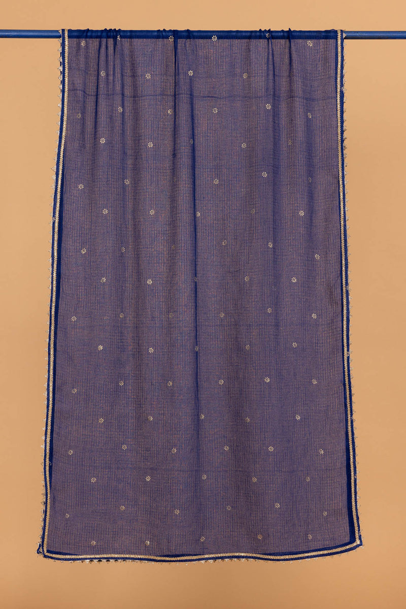 Royal Blue Doria Dupatta