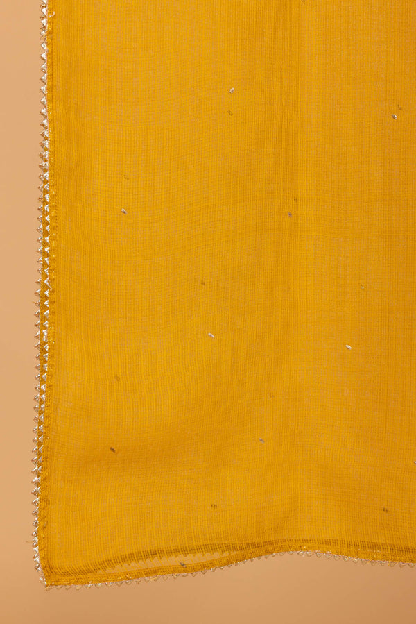 Yellow Ochre Doria Dupatta