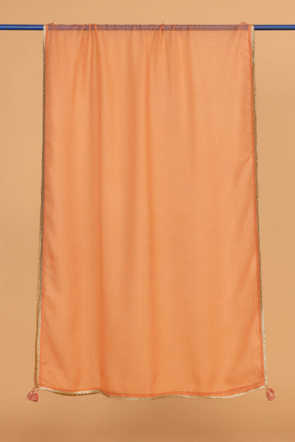 Peach Doria Dupatta