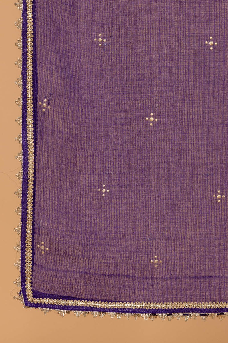 Purple Doria Dupatta