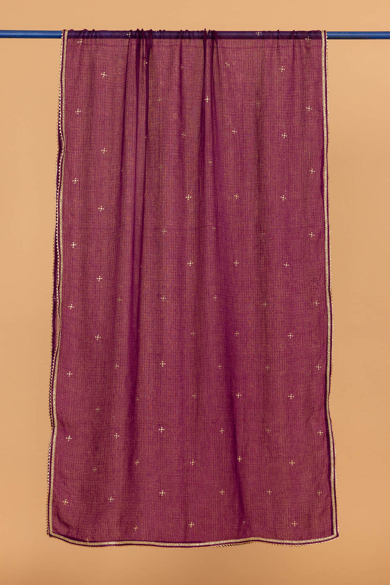 Magenta Doria Dupatta