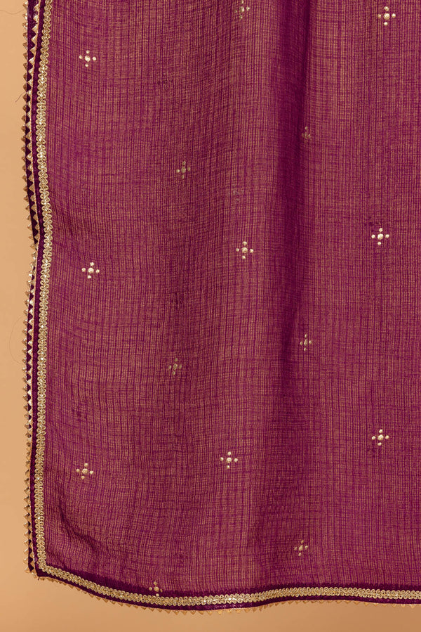 Magenta Doria Dupatta