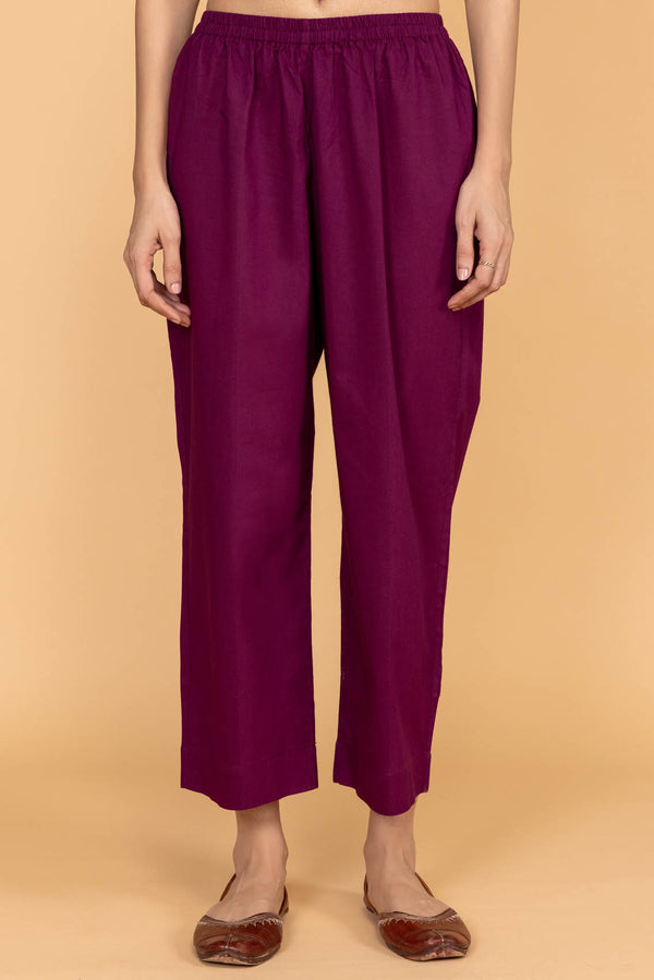 Magenta Trousers