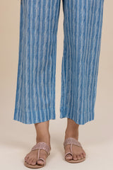 Blue Striped Trouser