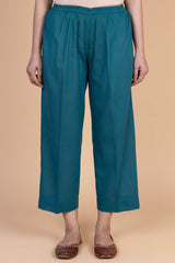 Teal Green Wide Legged Trousers