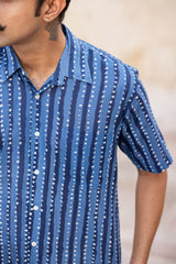 Indigo Half Sleeve Shirt