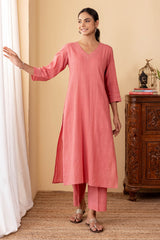 Salmon Pink Kurta