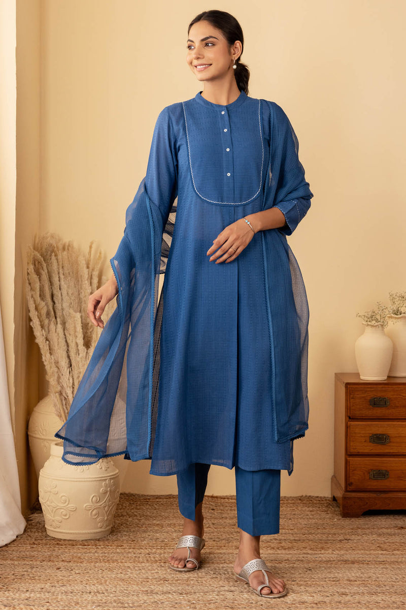 Royal Blue Kurta