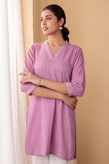 Lavender Short Kurta