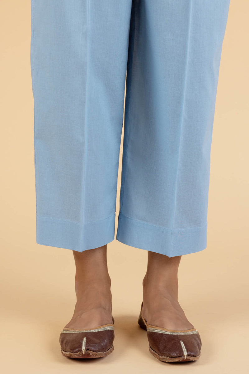 Sky Blue Wide Trousers