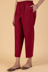 Dark Red Trousers