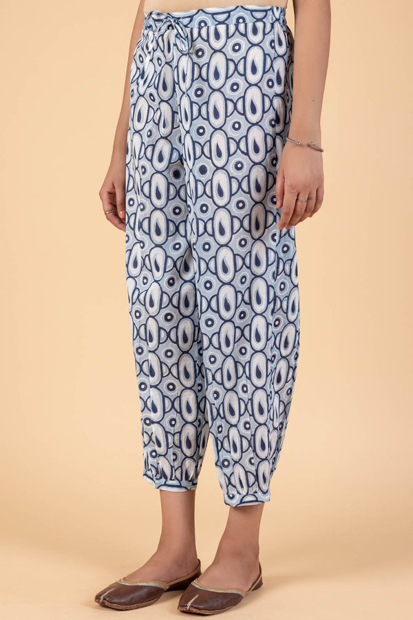 Paisley Block Print Afghani Trousers