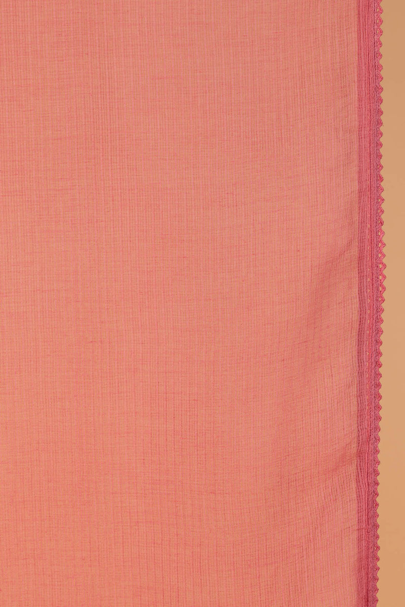 Salmon Pink Doria Dupatta