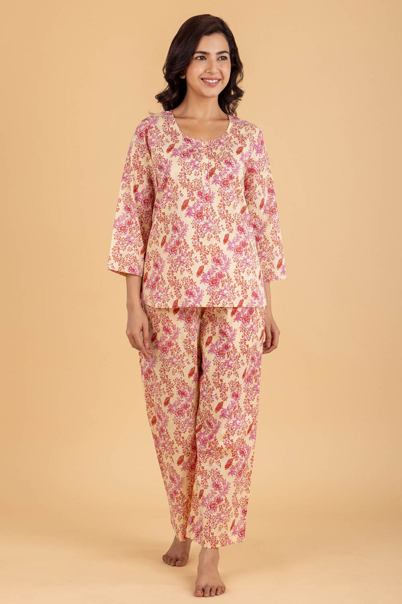 Orchid Jaal Pajama Set