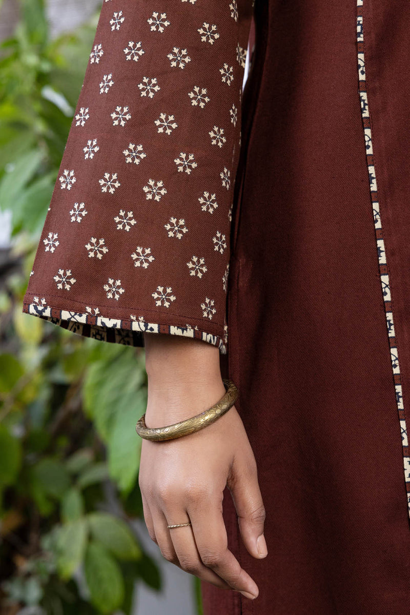 Brown Rust Fine Twill Kurta