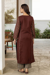 Brown Rust Fine Twill Kurta