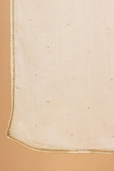 Cream & Gold Doria Dupatta