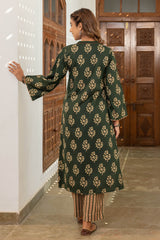 Forest Green Fine Twill Kurta