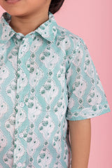 Aqua Boys Shirt