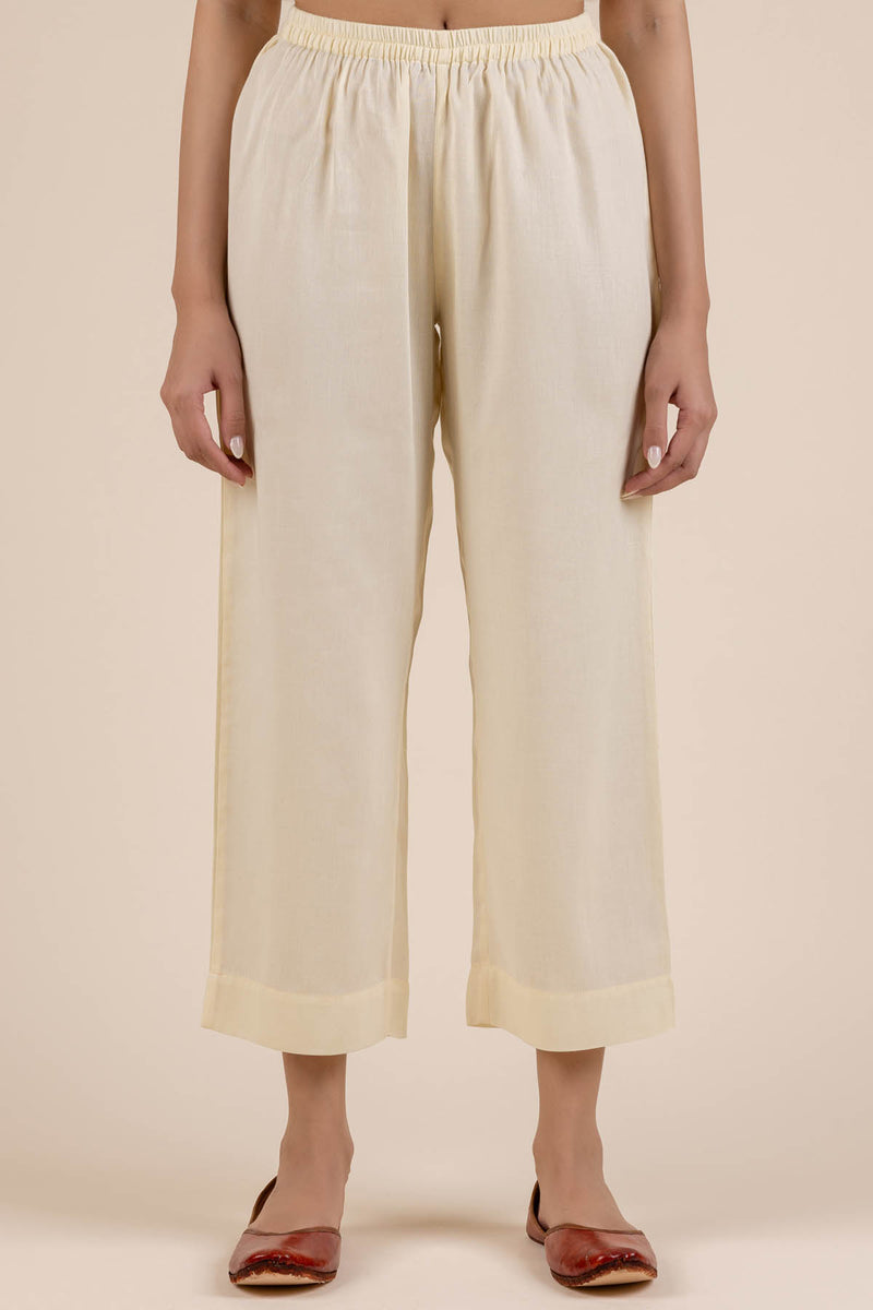 Buy Cream Trousers & Pants for Women by Truser Online | Ajio.com