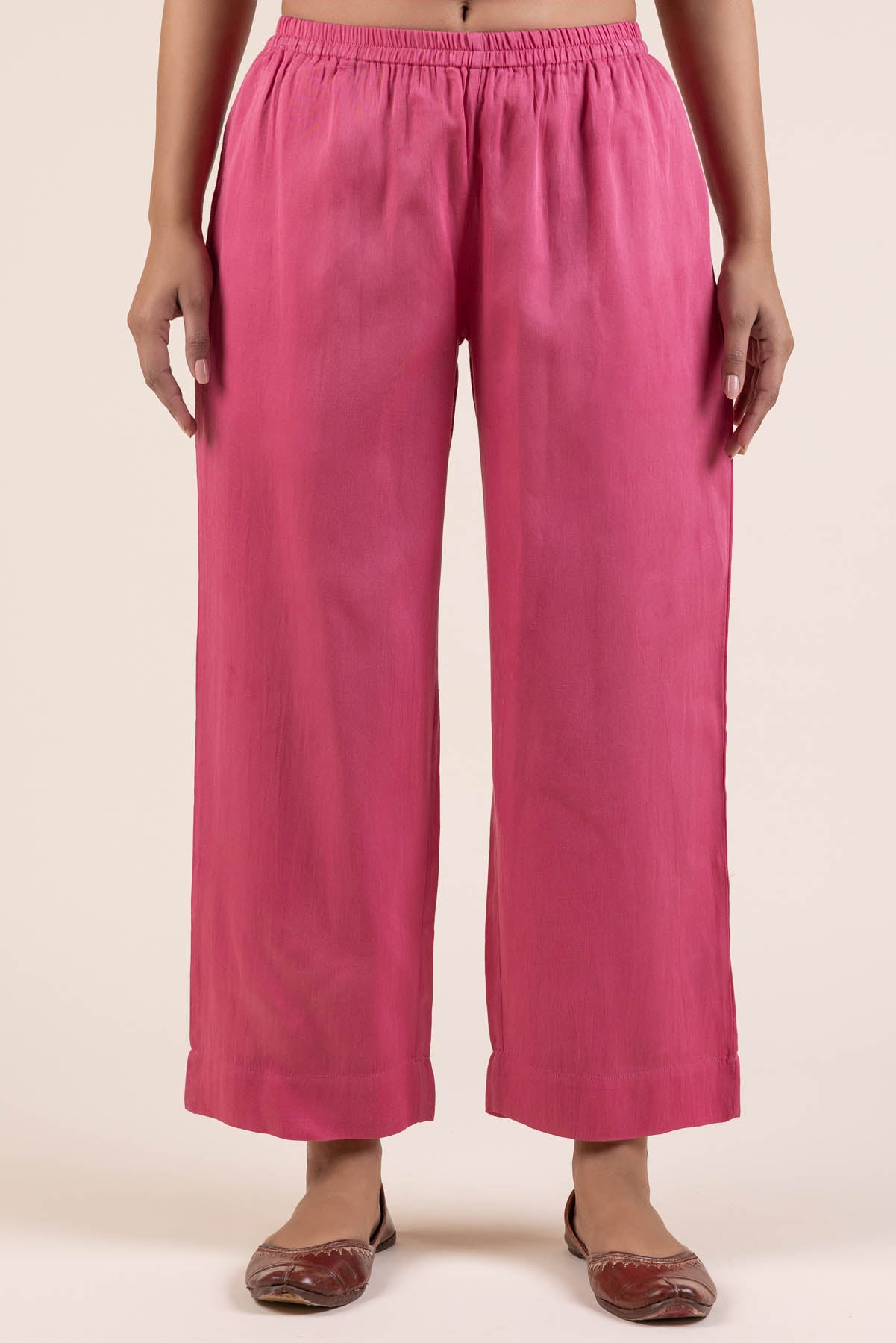 Dusty Pink Trousers – Cottons Jaipur