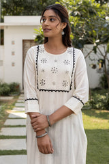 Applique Yoke Kurta