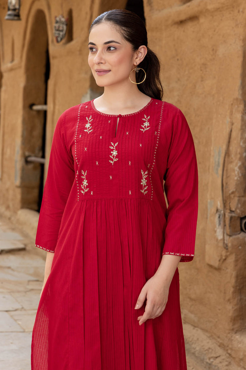 Utsav Tucked Kurta