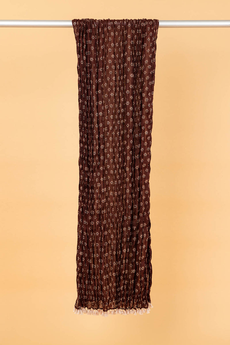 Rust Booti Dupatta