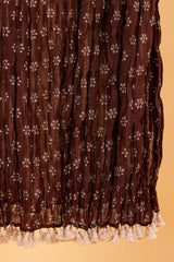 Rust Booti Dupatta