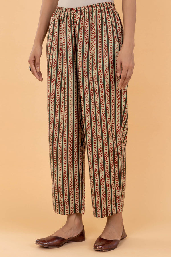 Green And Rust Bel Trousers