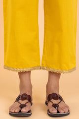 Yellow Cotton Trousers